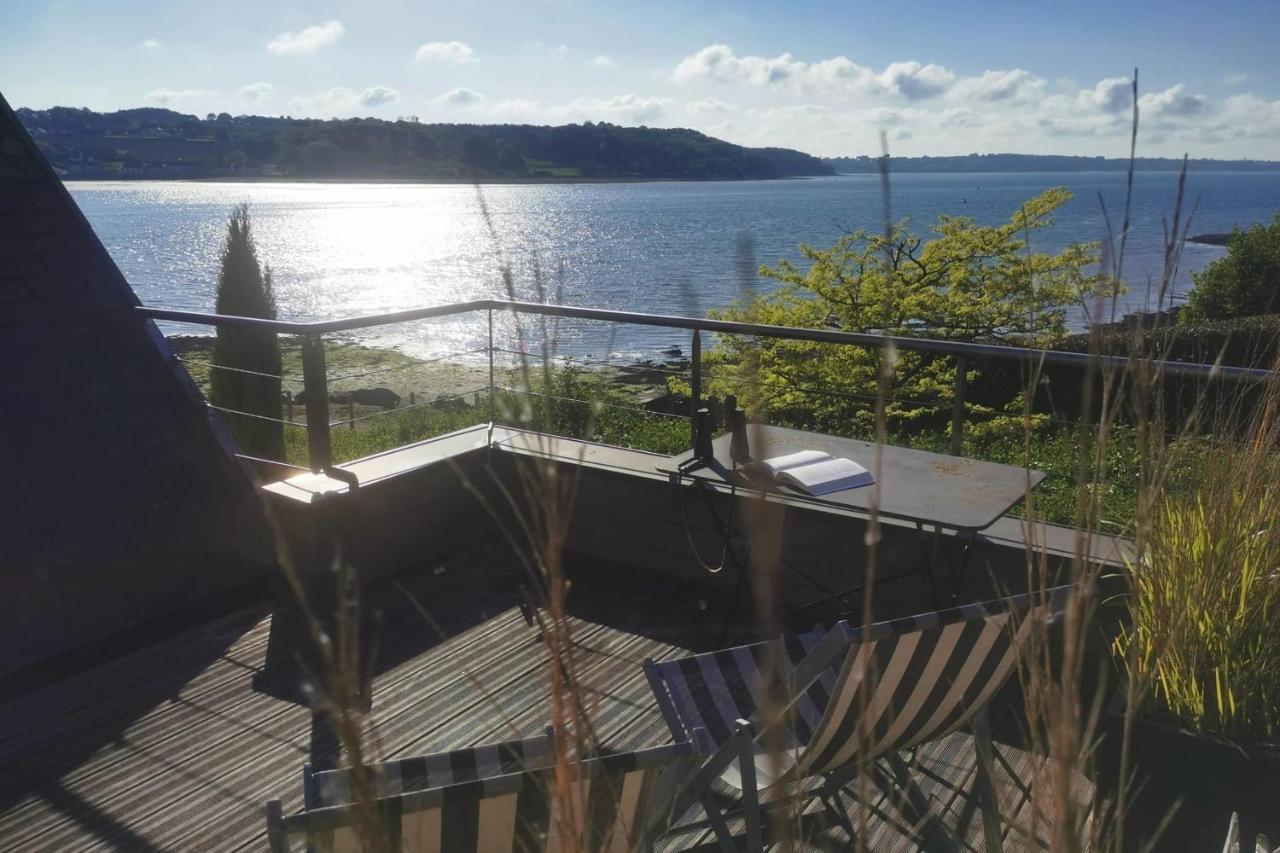 Maison De Pecheur - Coucher De Soleil En Terrasse Villa Plouézocʼh Eksteriør bilde