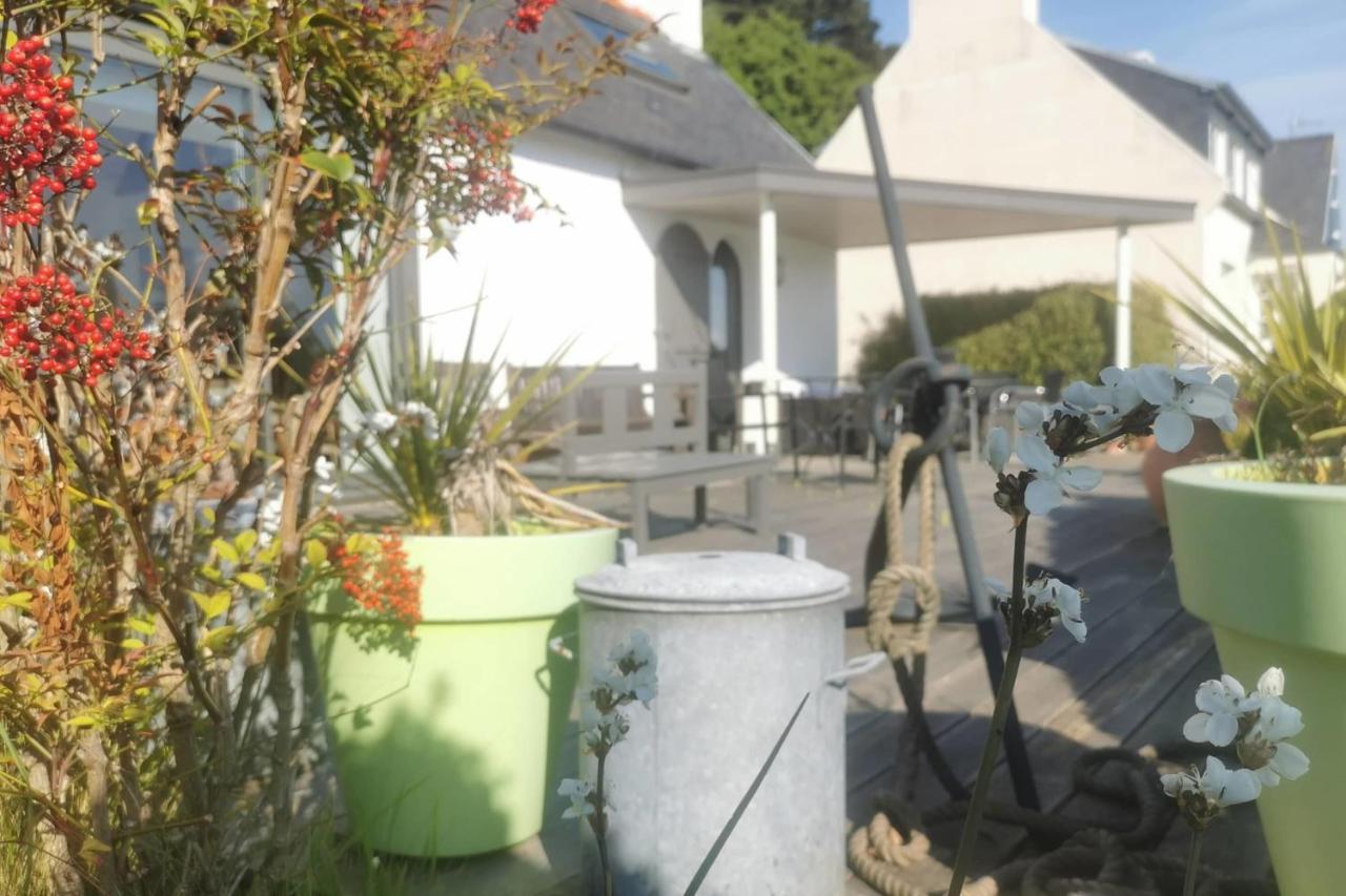 Maison De Pecheur - Coucher De Soleil En Terrasse Villa Plouézocʼh Eksteriør bilde